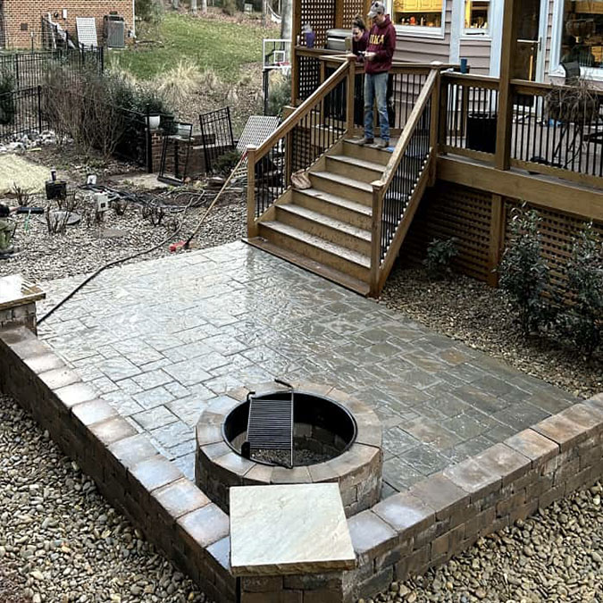 durham patio builder paved patio company raleigh