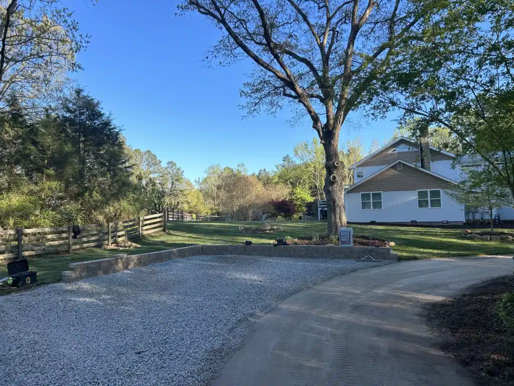 A Landscaping Success Story In Creedmoor MWM Landscaping & Grading